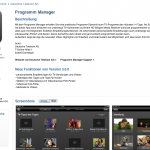 Programm Manager 3.0 für iPad im AppStore
